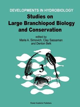 portada studies on large branchiopod biology and conservation (en Inglés)