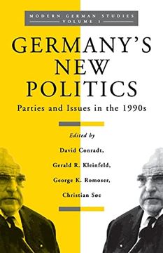 portada Germany's new Politics: Parties and Issues in the 1990S (Modern German Studies, 1) (en Inglés)