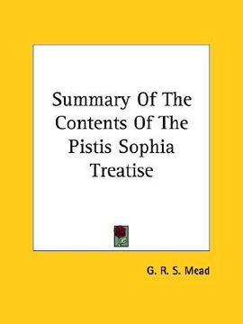 portada summary of the contents of the pistis sophia treatise (in English)