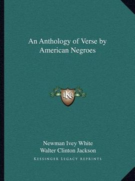 portada an anthology of verse by american negroes (en Inglés)