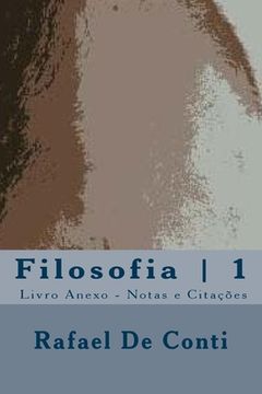 portada Filosofia 1 - Livro Anexo - Notas e Cit. (en Portugués)
