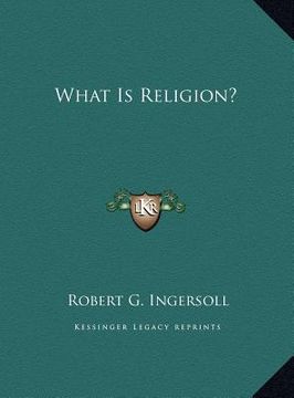 portada what is religion? (en Inglés)