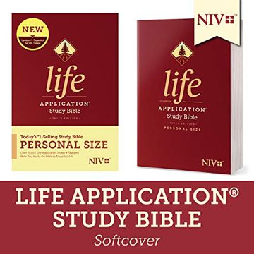 portada Niv Life Application Study Bible, Third Edition, Personal Size (Softcover) (en Inglés)