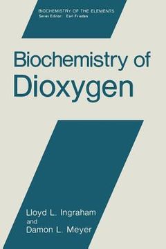 portada Biochemistry of Dioxygen (en Inglés)