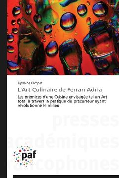 portada L'Art Culinaire de Ferran Adria
