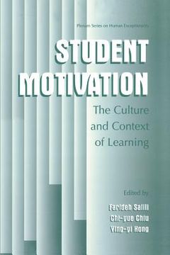 portada Student Motivation: The Culture and Context of Learning