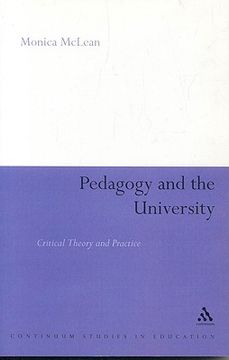 portada Pedagogy and the University (en Inglés)