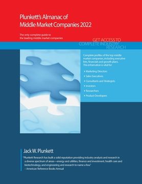 portada Plunkett's Almanac of Middle Market Companies 2022: Middle Market Industry Market Research, Statistics, Trends and Leading Companies (en Inglés)