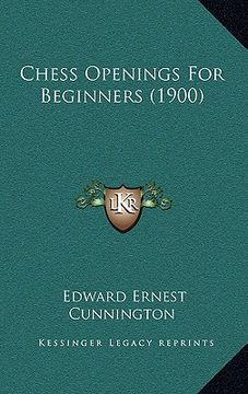 portada chess openings for beginners (1900) (en Inglés)