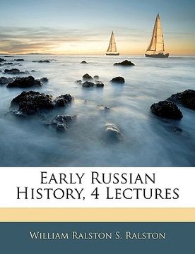 portada early russian history, 4 lectures (en Inglés)