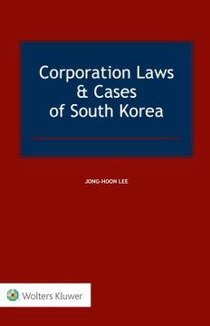 portada Corporation Laws & Cases of South Korea (en Inglés)