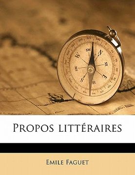 portada Propos Littéraires Volume 3 (en Francés)