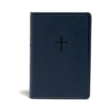 portada KJV Everyday Study Bible, Navy Cross Leathertouch