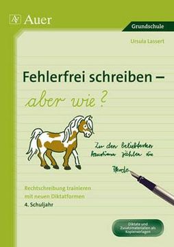 portada Fehlerfrei Schreiben - Aber Wie? 4. Schuljahr (en Alemán)