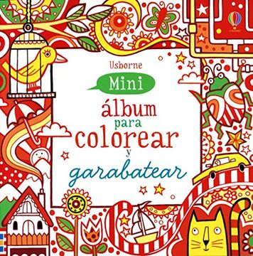 portada Mini Álbum Para Colorear y Garabatear (Rojo)
