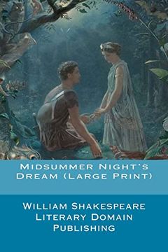 portada Midsummer Night's Dream (Large Print) (en Inglés)