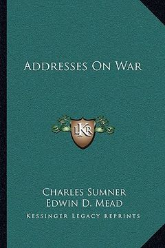 portada addresses on war (in English)