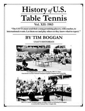 portada History of U.S. Table Tennis Volume 12 (in English)