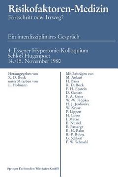 portada Risikofaktoren - Medizin: Fortschritt Oder Irrweg? (in German)