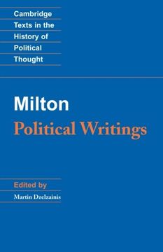 portada Milton: Political Writings Paperback (Cambridge Texts in the History of Political Thought) (in English)