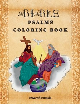 portada Bible Psalms Coloring Book: Inspirational Coloring Book with Scripture for Adults & Teens (in English)