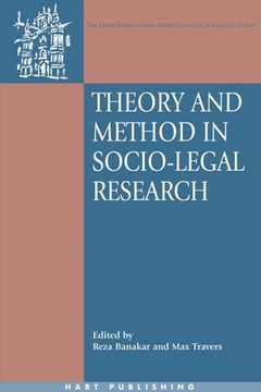 portada theory and method in socio-legal research (en Inglés)