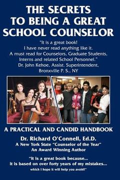 portada the secrets to being a great school counselor (en Inglés)