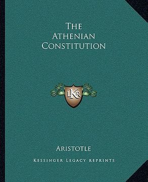 portada the athenian constitution (in English)