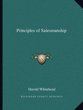 portada principles of salesmanship (en Inglés)