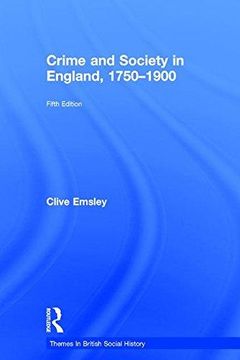 portada Crime And Society In England 5 New ed (en Inglés)