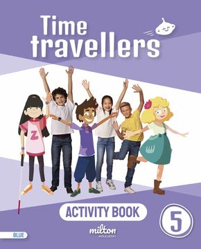 portada Time Travellers 5 Blue Activity Book English 5º Primaria (en Inglés)
