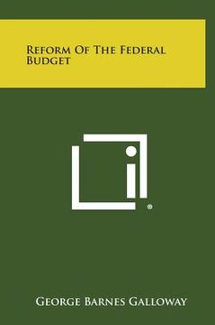portada Reform of the Federal Budget (en Inglés)