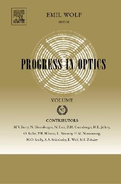portada progress in optics, volume 50