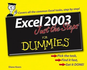 portada Excel 2003 Just the Steps for Dummies (en Inglés)