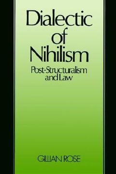 portada dialectic of nihilsm: post-structuralism and law (in English)