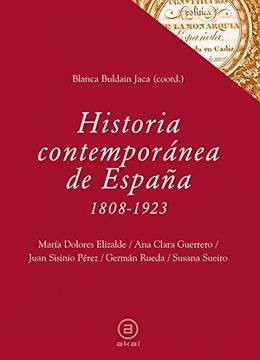 portada H¦ CONTEMPORANEA DE ESPA¥A 1808-1923(9788446031048)