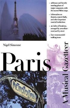 portada Paris--A Musical Gazetteer (en Inglés)