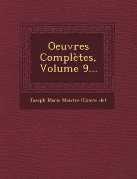 portada Oeuvres Completes, Volume 9... (French Edition)