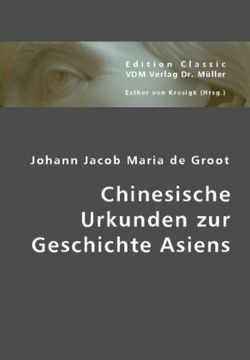 portada Chinesische Urkunden zur Geschichte Asiens