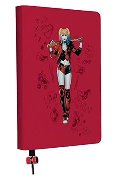 portada DC: Harley Quinn Journal with Ribbon Charm (en Inglés)