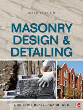 portada masonry design and detailing (en Inglés)