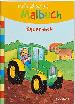 portada Mein Schönstes Malbuch. Bauernhof Malen für Kinder ab 5 Jahren (en Alemán)