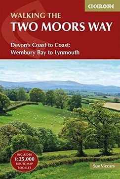portada The two Moors Way: Devon's Coast to Coast: Wembury bay to Lynmouth (en Inglés)