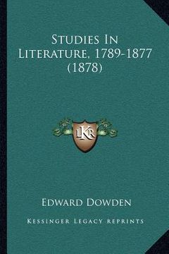 portada studies in literature, 1789-1877 (1878) (en Inglés)