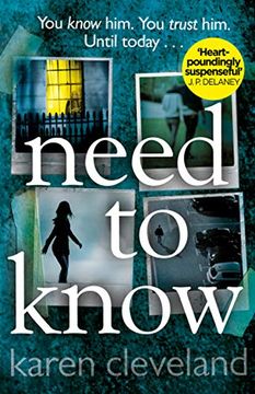 portada Need to Know: 'you Won't be Able to put it Down! ' Shari Lapena, Author of the Couple Next Door (en Inglés)
