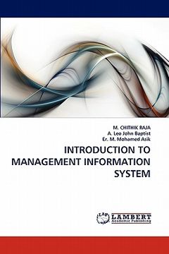 portada introduction to management information system (en Inglés)