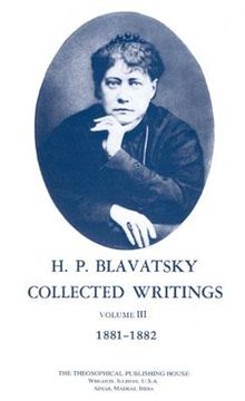 portada collected writings of h. p. blavatsky, vol. 3 (en Inglés)