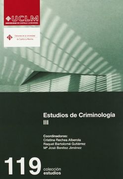 portada Estudios de Criminología iii