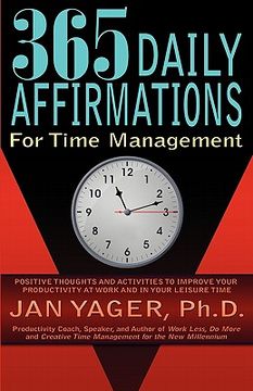 portada 365 daily affirmations for time management (en Inglés)