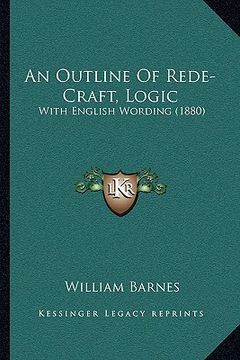 portada an outline of rede-craft, logic: with english wording (1880) (in English)